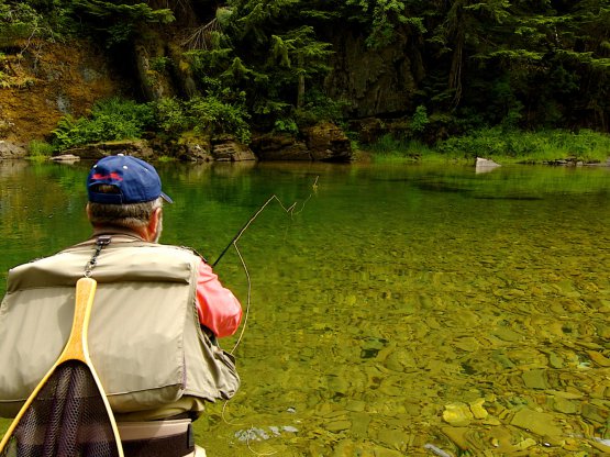 fly fishing the north fork of the coeur d'alene river